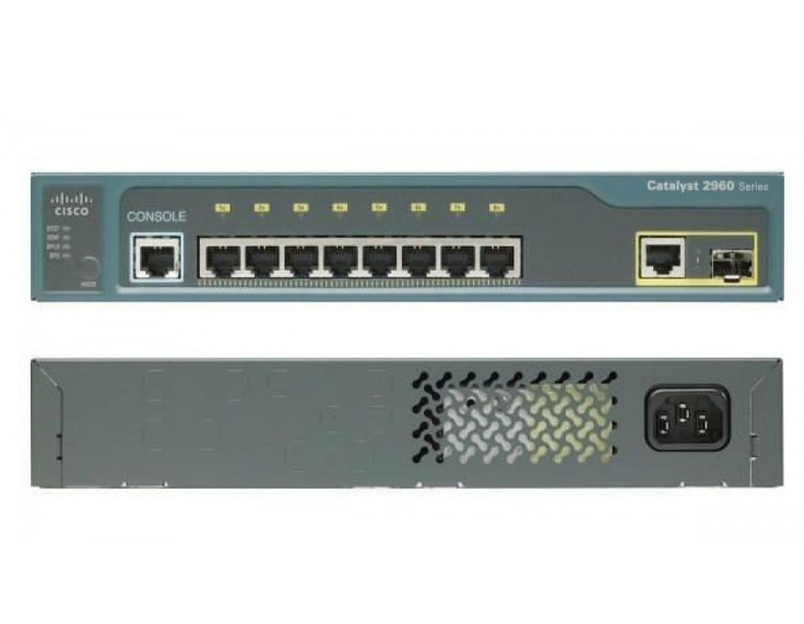Cisco WS-C2960-8TC-L 8-port 10/100 Mbps 1 dual-purpose uplink LAN Base Switch - Photo 1
