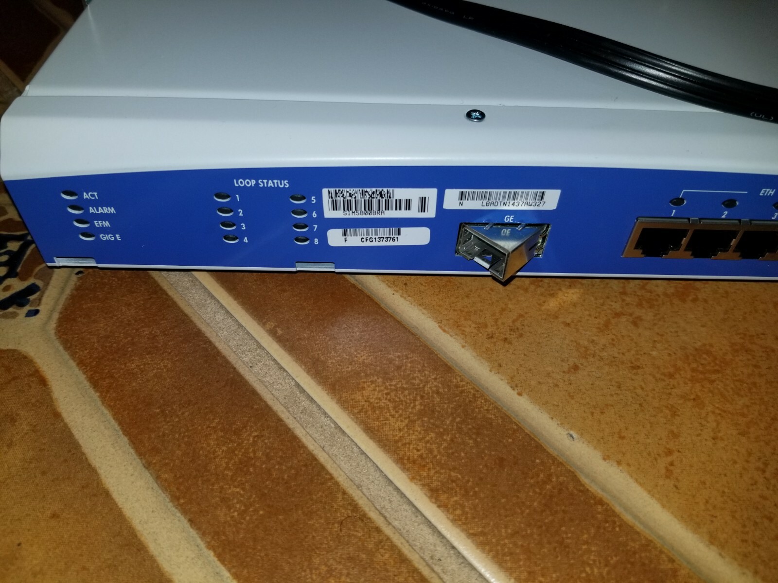Adtran NetVanta 818 1200637G2  8-Port T1/E1 EFM NTE SIM5800BRA - Photo 1