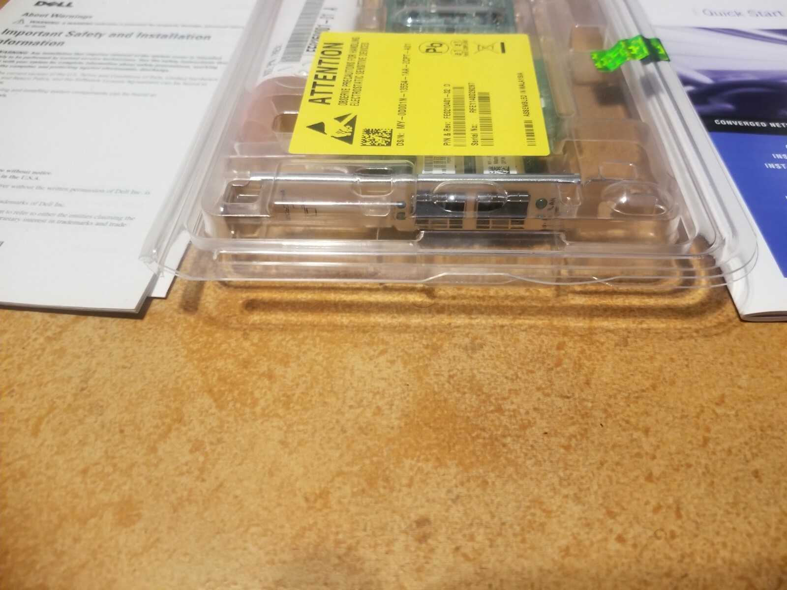DELL / QLOGIC Dual Port 10Gb Ethernet Adapter QLE8152-DEL DP/N 0W773M - Photo 1