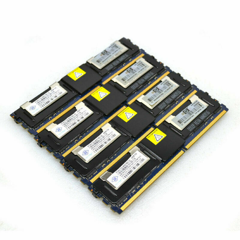 Nanya / HP 398708-061 16GB(4x4GB) PC2-5300F ECC Registered Server Memory DDR2 - Photo 1