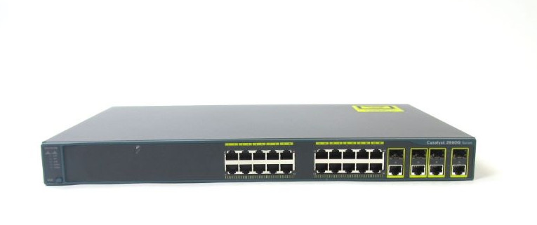 CISCO C2960G WS-C2960G-24TC-L Cat 24-Port 10/100/1000 4 T/SFP LAN Base - Photo 1