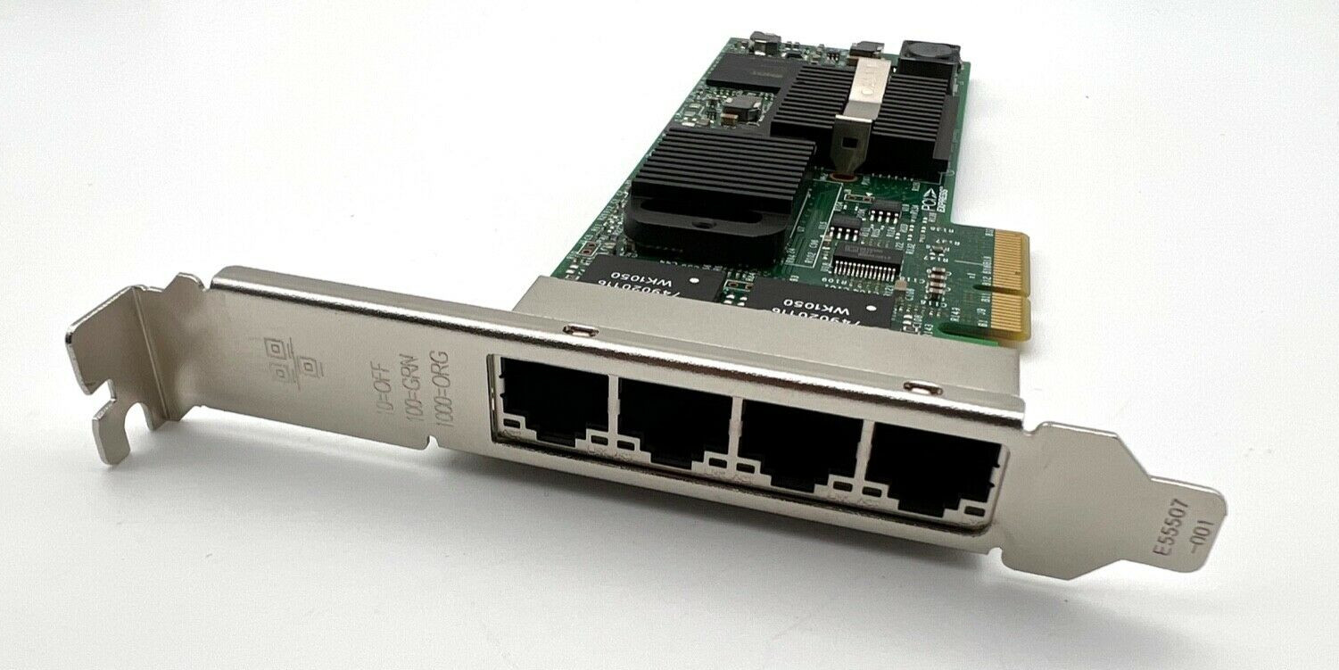 Intel Dell 0HM9JY Quad Port Ethernet Network Card - Photo 1