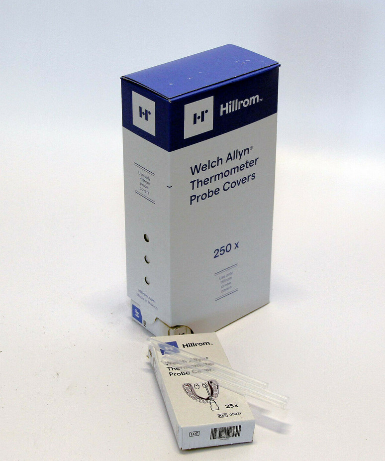 Welch Allyn 05031 500 pcs Hillrom Disposable Probe Covers for SureTemp 690 692 - Photo 1
