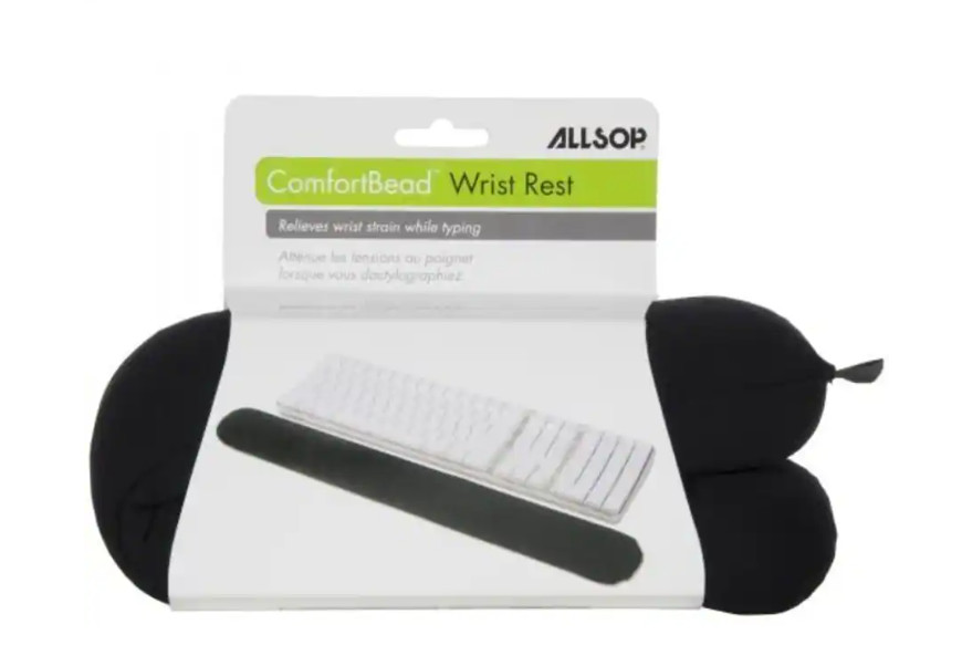 Allsop 29809 ComfortBead Wrist Rest for Keyboards Ergonomic Relief - Photo 1