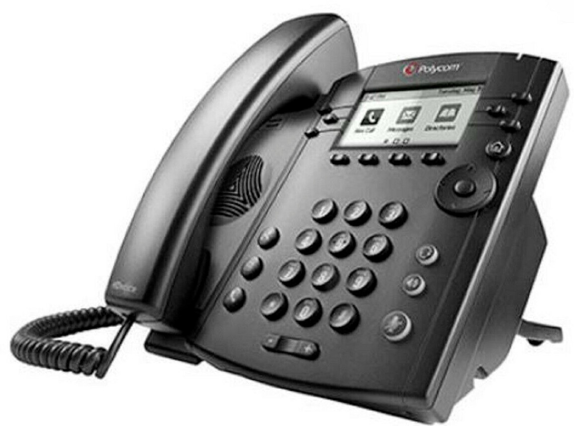 Polycom VVX310 Business Media Phone (2201-46161-001) with handset - Photo 1