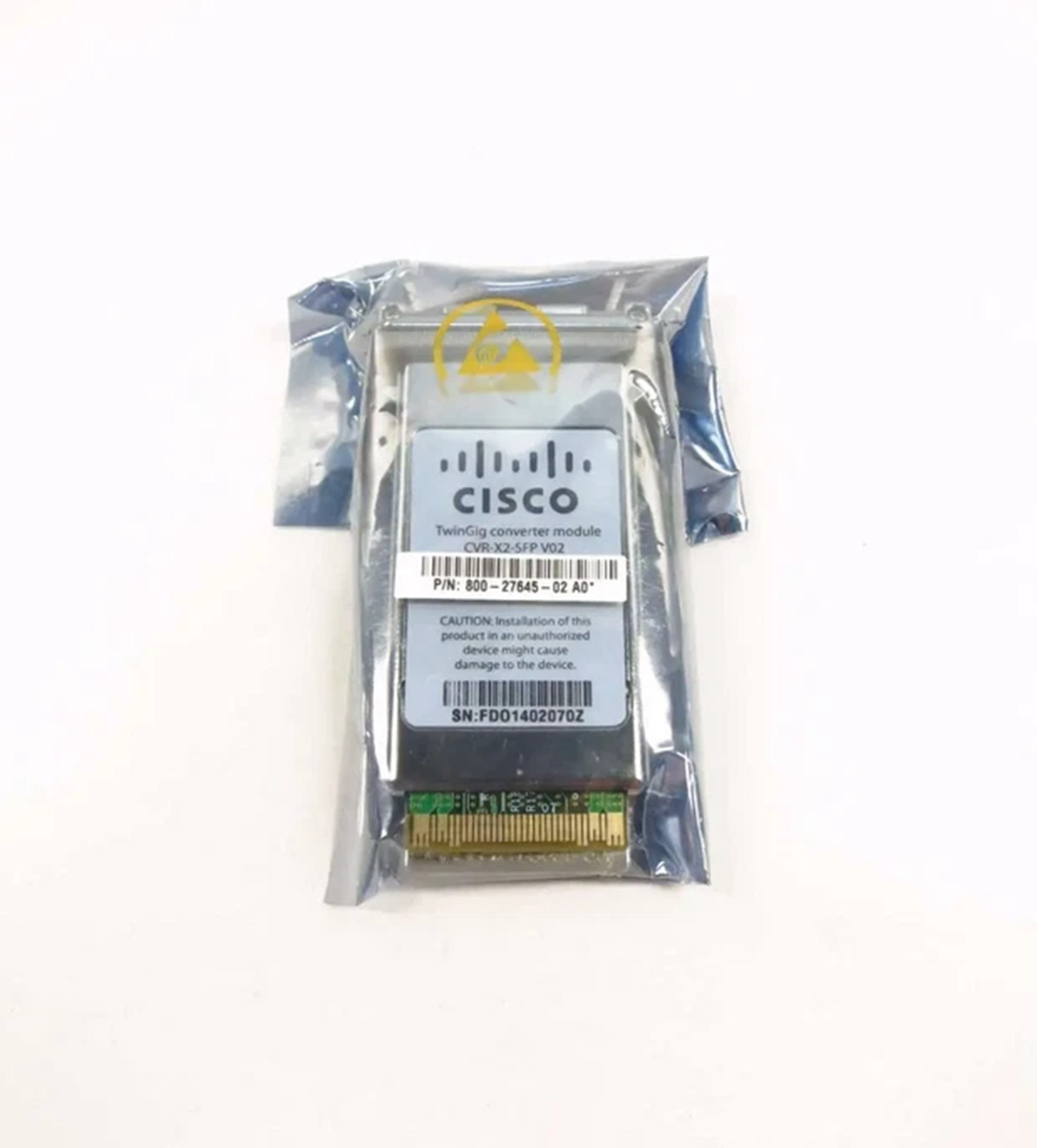 Cisco CVR-X2-SFP Twin Gig Converter Module 800-27645-02 - Photo 1