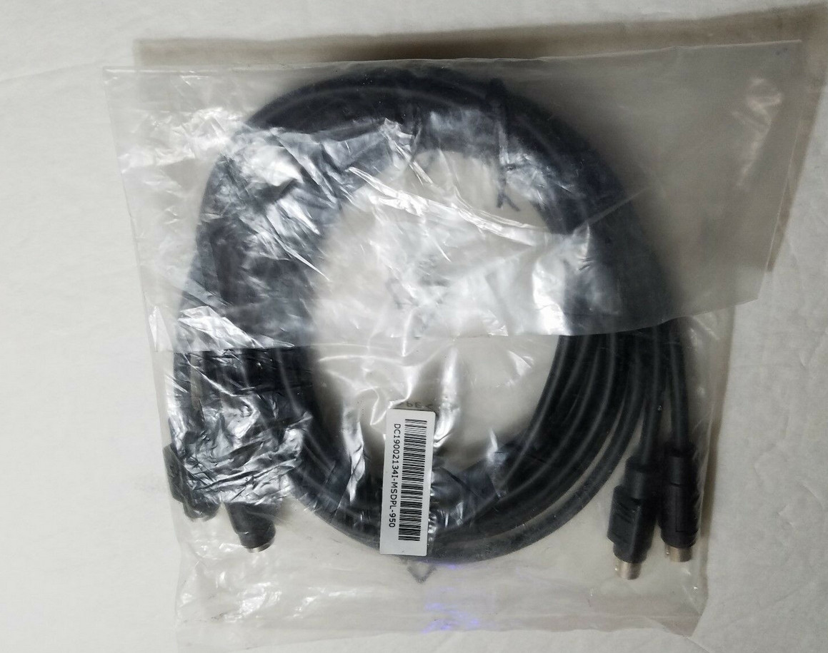 Dell DC19002134I 6 Pin Mini Din Extension Cable Male to Female 6' - Photo 1