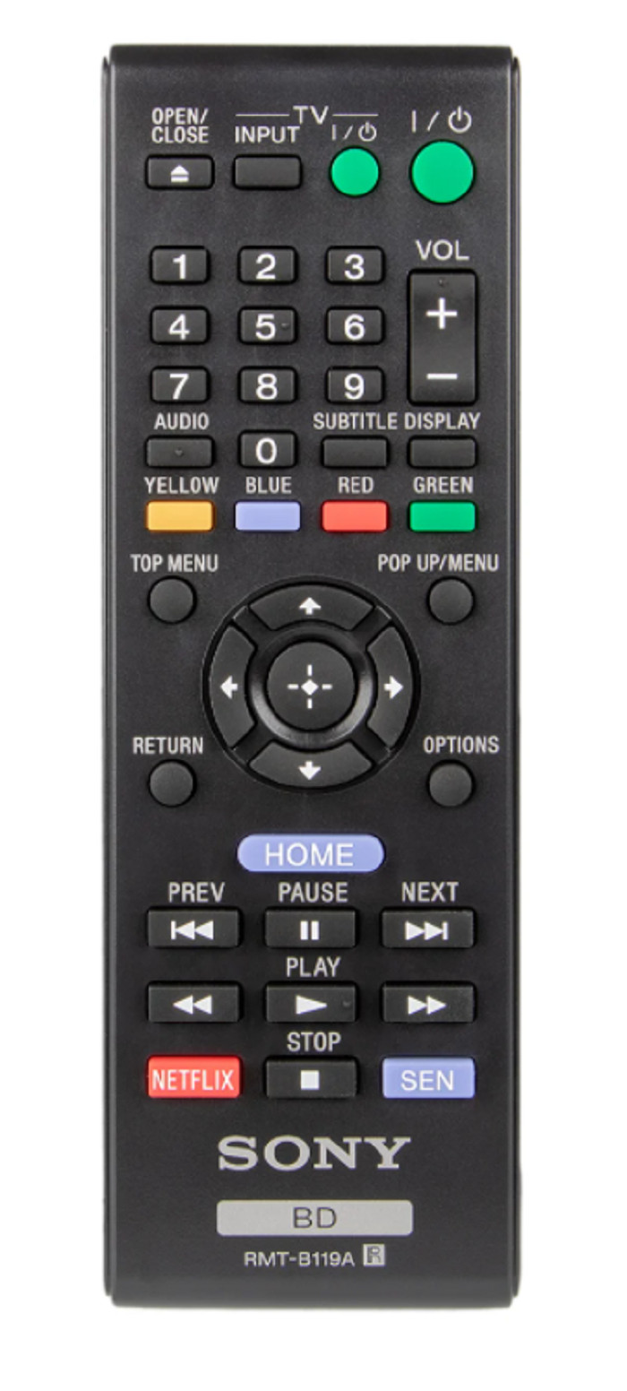 Sony RMT-B119A BD Blu-ray Disc player Remote Control - Photo 1