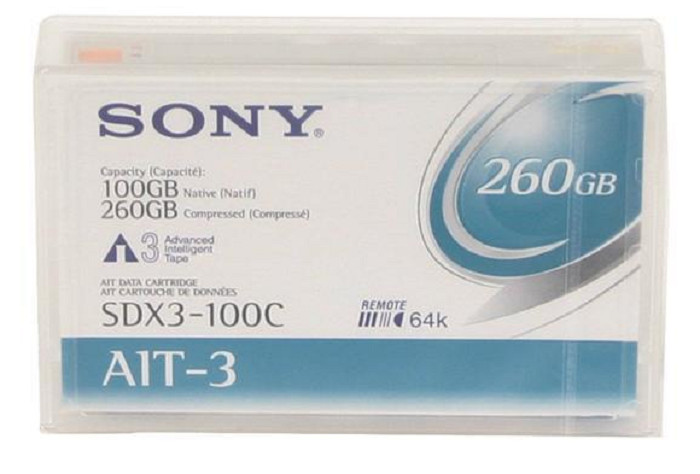 Sony SDX3-100C Tape AIT Data Tape Cartridge 100GB, 260GB Comp Lot of 5 - Photo 1
