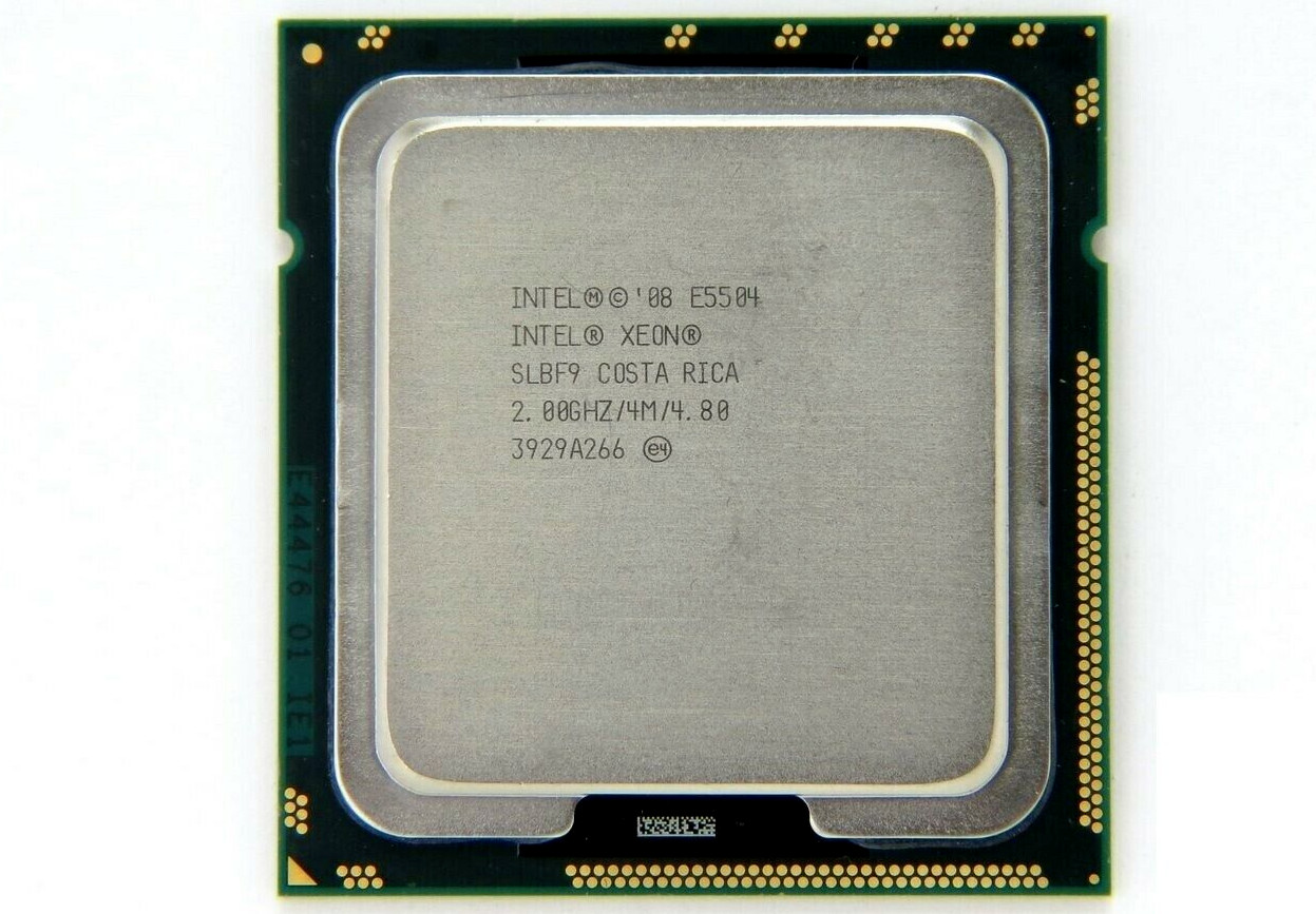 INTEL XEON QUAD CORE PROCESSOR E5504 2.0GHZ 4MB SMART CACHE 4.8GT/S 80W SLBF9 - Photo 1