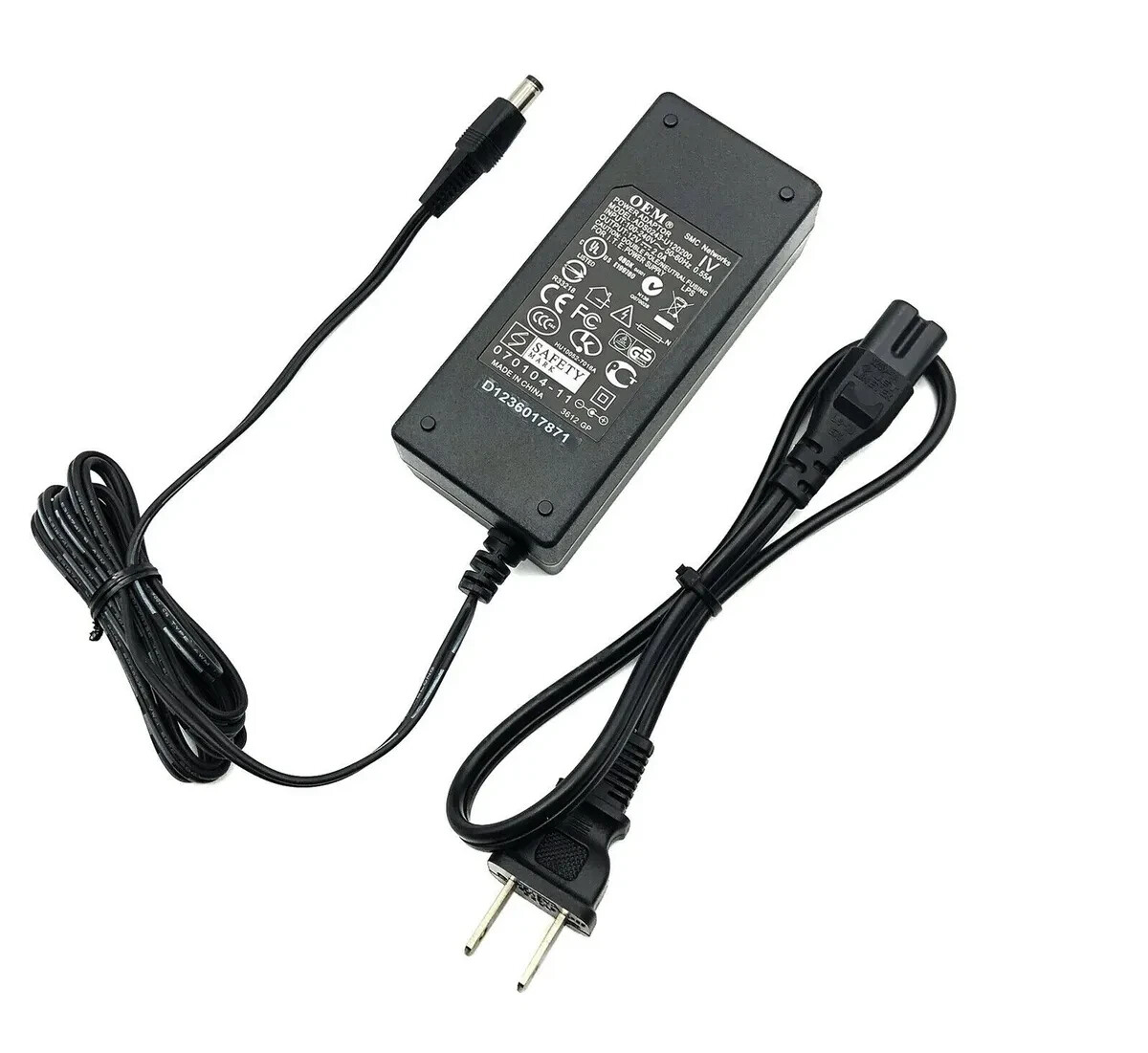 ADS0243-U120200 AC/DC Power Supply Adapter 12V 2A w/PC - Photo 1