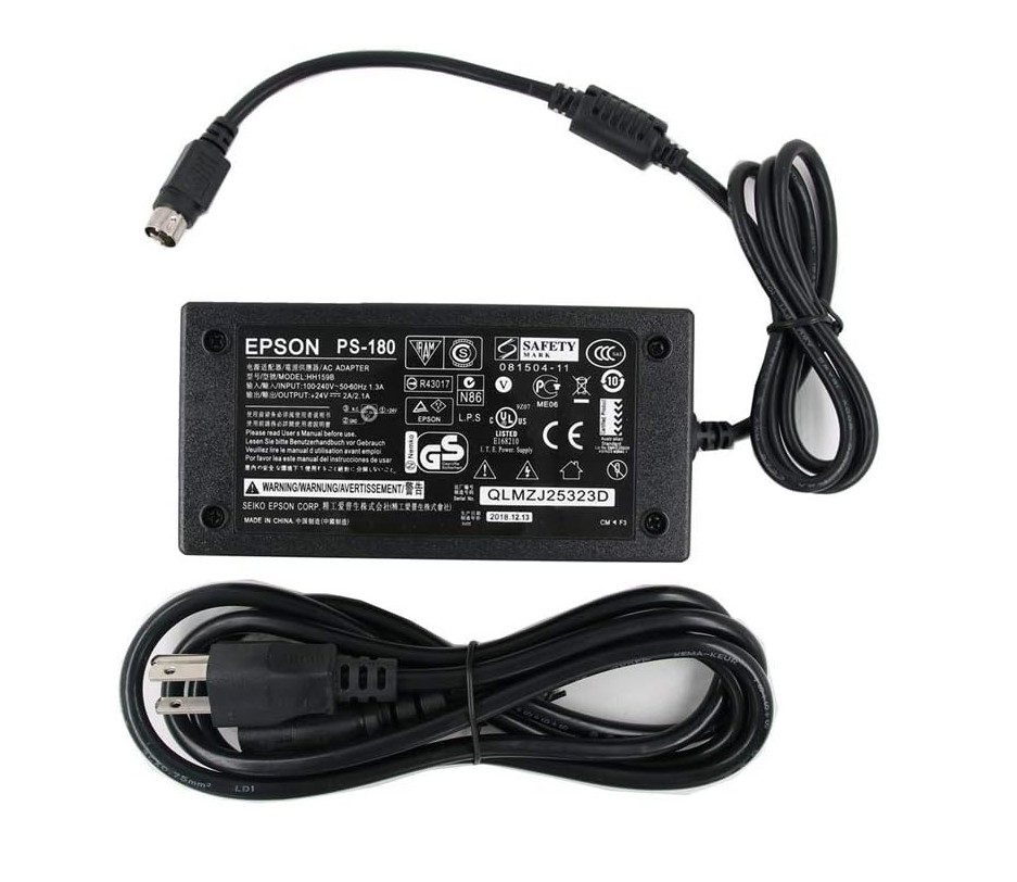 Epson PS-180 M159B 24 Volt 2.1 Amp Power Supply - Photo 1