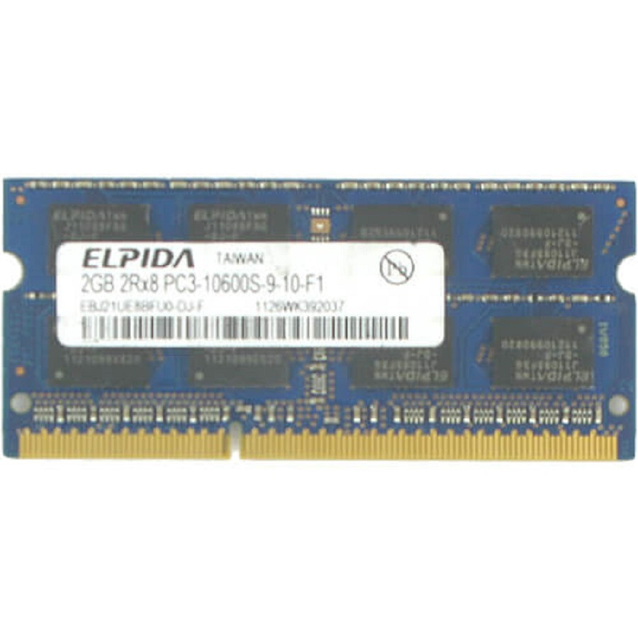 ELPIDIA EBJ21UE8BFU0-DJ-F LAPTOP MEMORY 2GB 2RX8 PC3-10600S-9-10-F1 - Photo 1