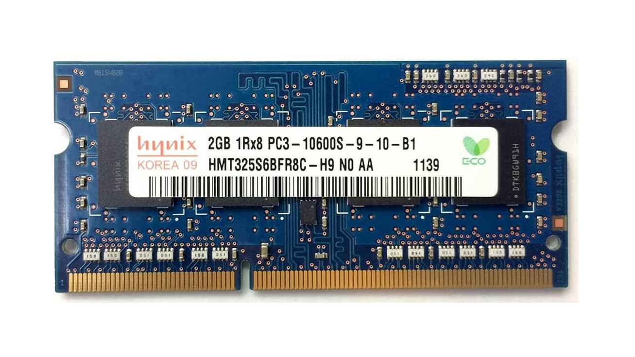 Hynix HMT325S6BFR8C-H9 2GB DDR3 1333MHz PC3-12800S 204Pin Laptop SODIMM RAM - Photo 1