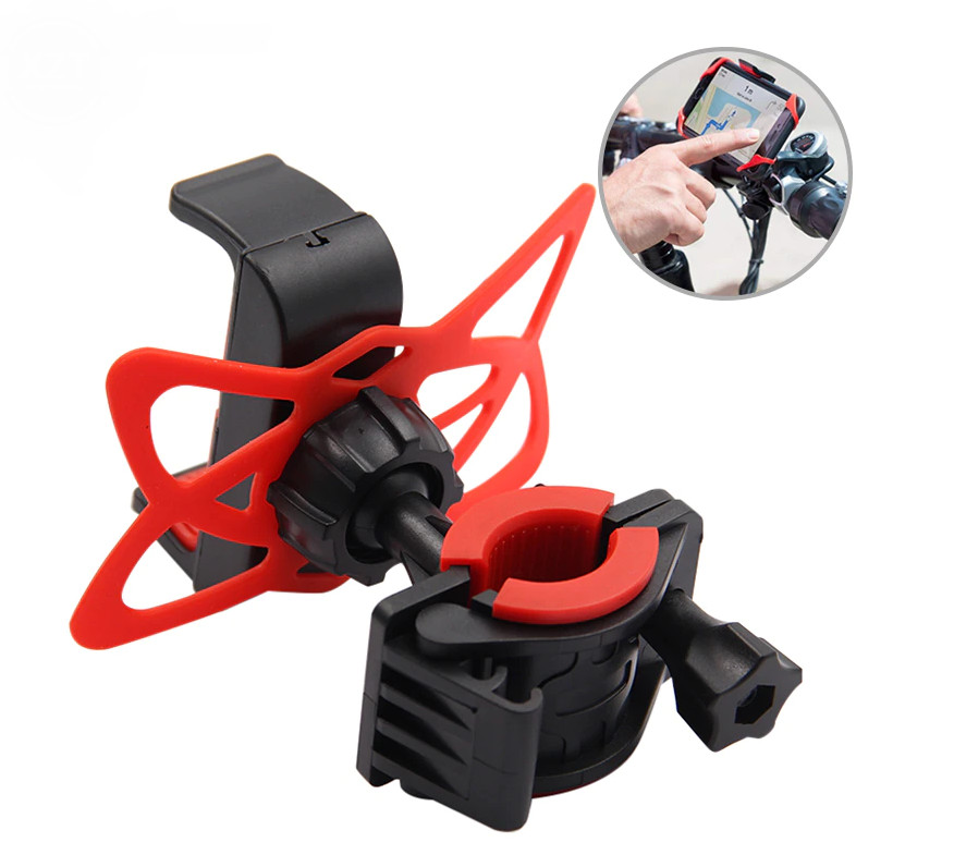 Universal Motorcycle MTB Bike Bicycle Handlebar Mount Holder For Cell Phone GPS - Photo 1