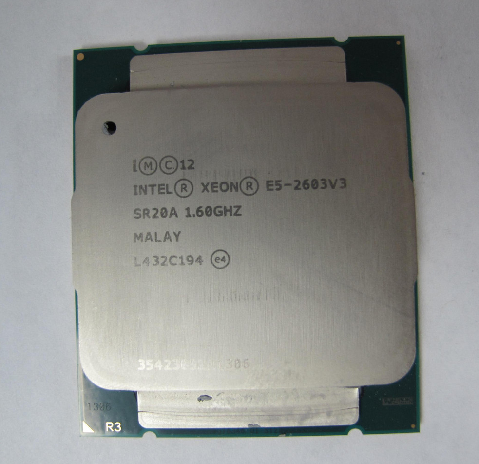 Intel Xeon E5-2603 v3 6-Core 1.60GHz 15MB LGA2011-3 Processor SR20A - Photo 1