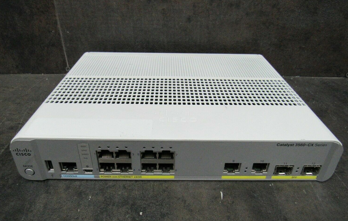 Cisco WS-C3560CX-8PC-S Cisco Catalyst 3560-CX 8-Port Ethernet Switch V03 - Photo 1