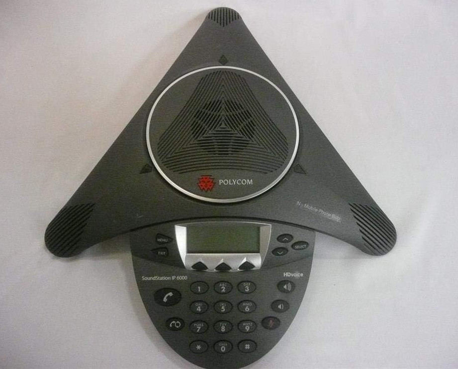 Polycom Sound Station IP6000 VOIP Conference Phone 2201-15600-001 - Photo 1