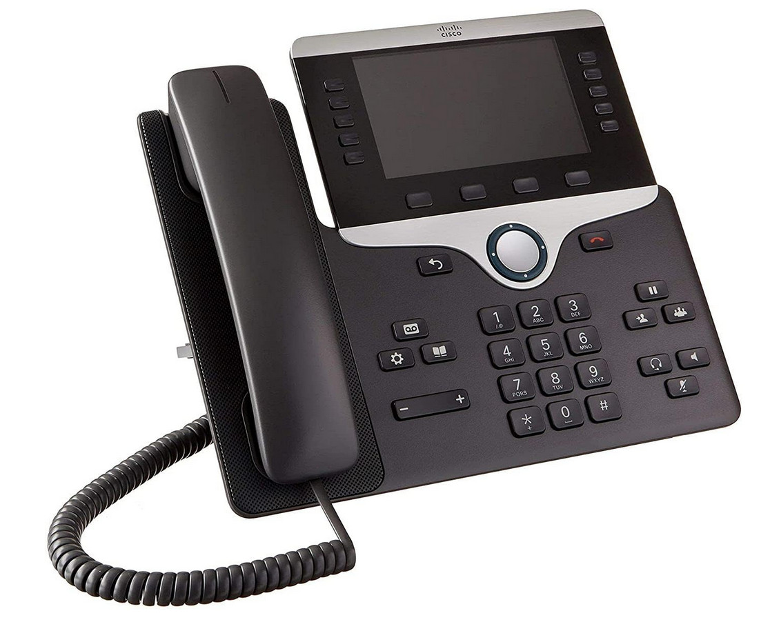 Cisco CP-8851 Unified IP Phone Business Office 5in Color Display VOIP POE - Photo 1
