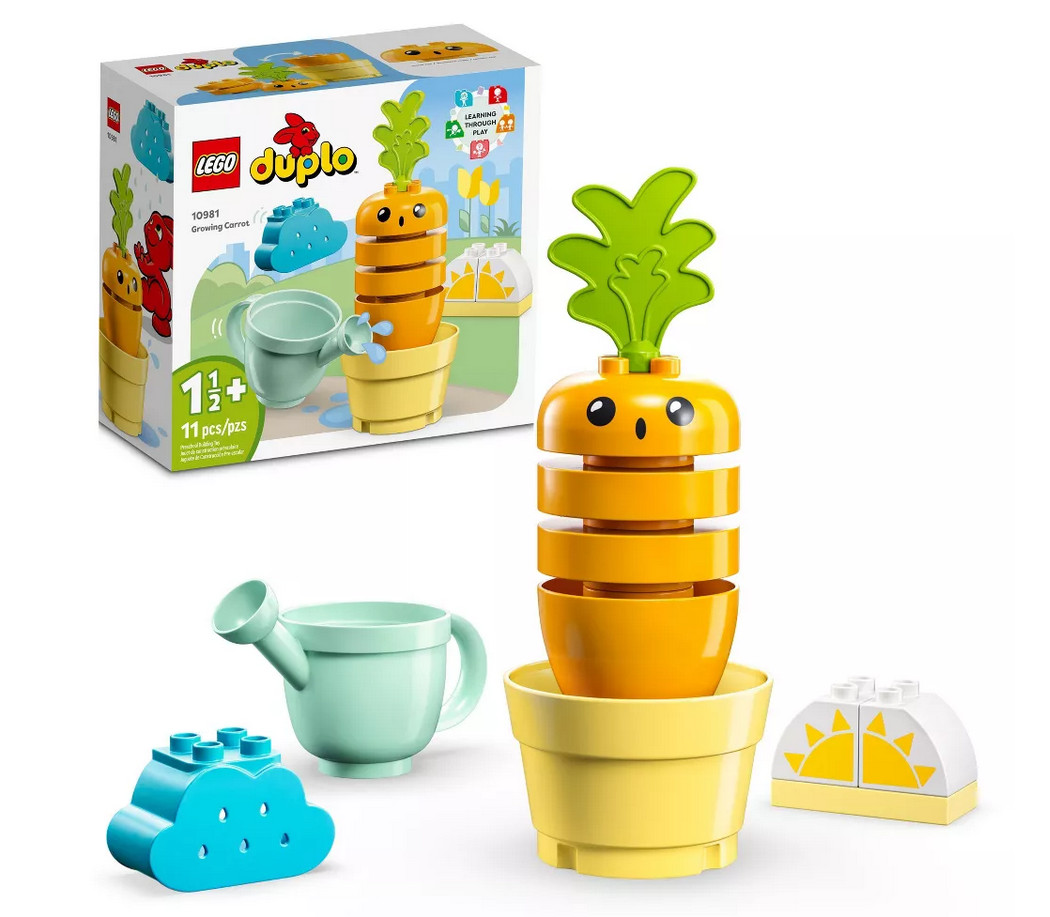 LEGO DUPLO My First Growing Carrot Stacking Toy 10981 - Photo 1