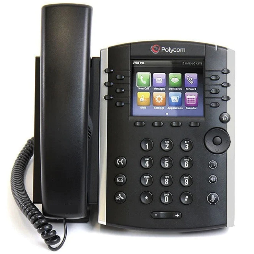 Polycom VVX 410 IP Gigabit Phone (2200-46162-025) POE VVX410 Lot of 5 - Photo 1