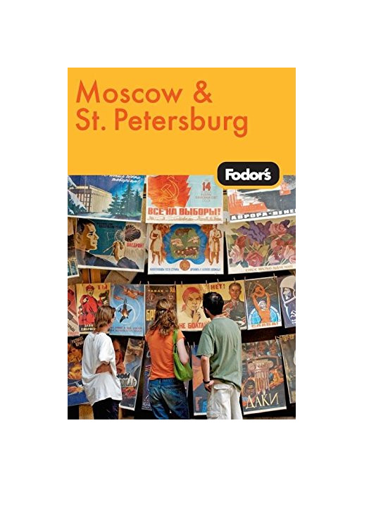 Moscow and St. Petersburg Fodor's Guides Paperback - Photo 1
