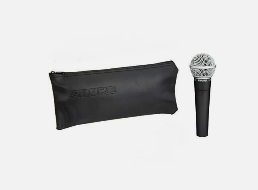 Shure SM58-LC Wired XLR Dynamic Vocal Microphone - Photo 1