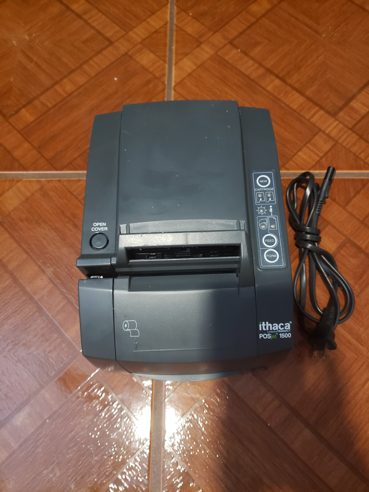 TransAct Ithaca BANKjet 1500 Inkjet Printer PJ1500-2-USB-BJ w Drivers CD/USB Cab - Photo 1