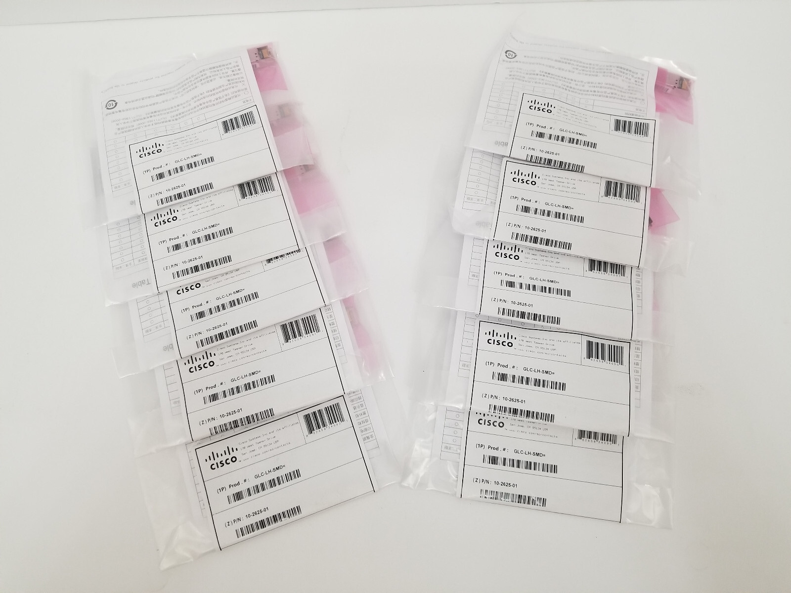Cisco GLC-LH-SMD 10-2625-01 Transceiver Module USA SHIP LOT OF 10 NEW SEALED - Photo 1