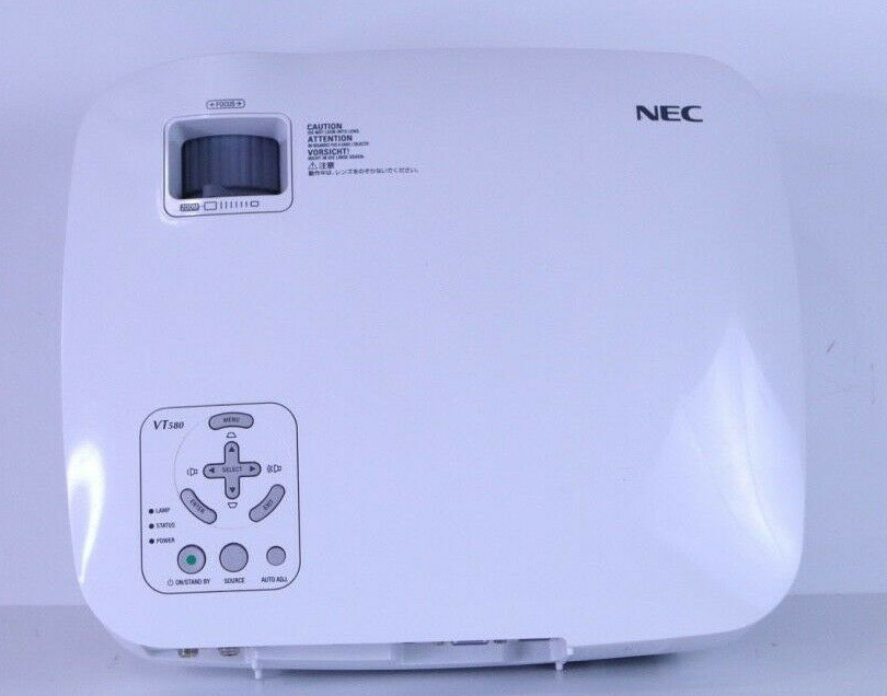 NEC VT580 Projector XGA Portable Projector with 808 Lamp Hours - Photo 1