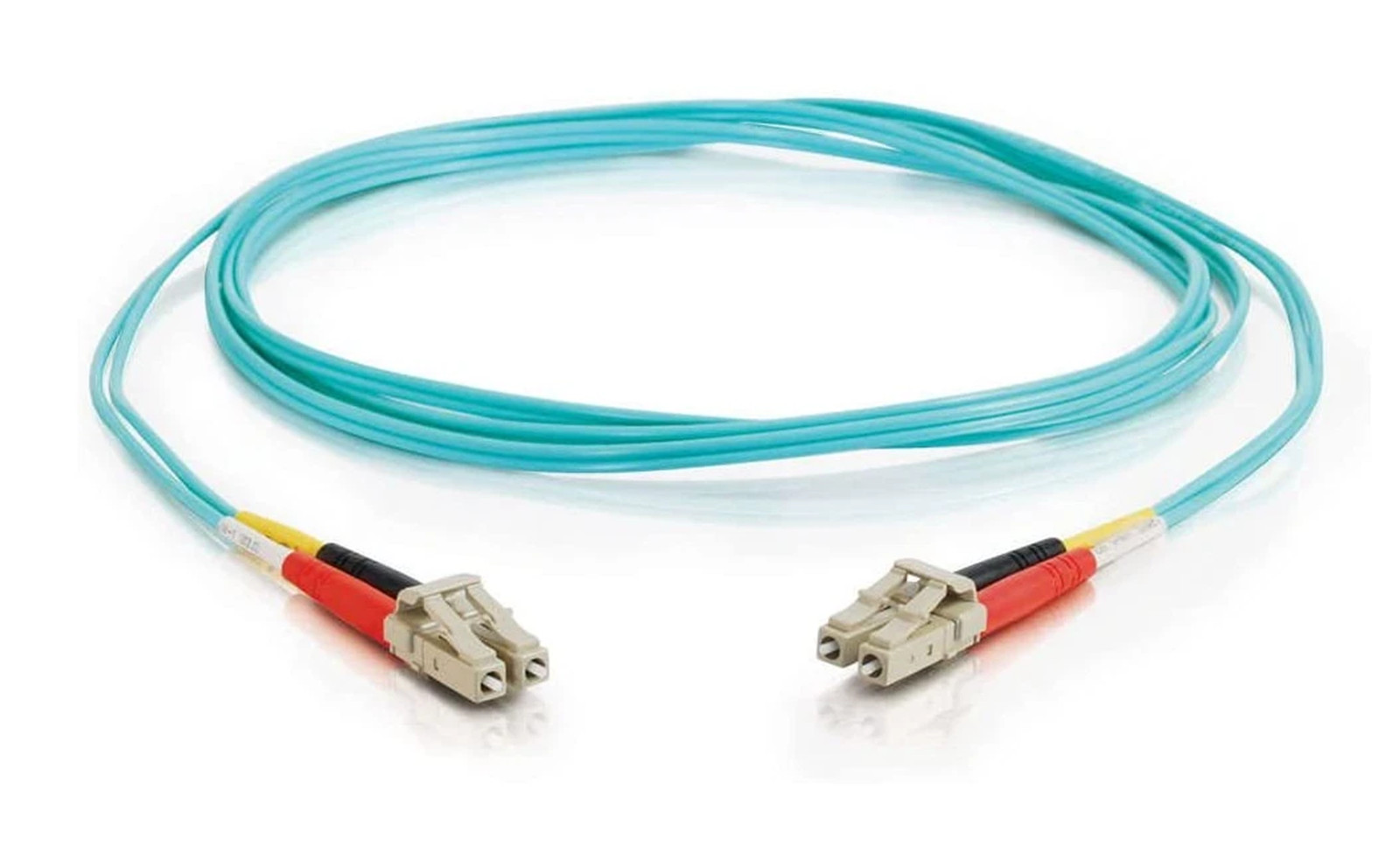 Cables 2 Go 33047 Fiber Optic LC-LC 10Gb 50/125 OM3 Multimode PVC Lot of 11 - Photo 1