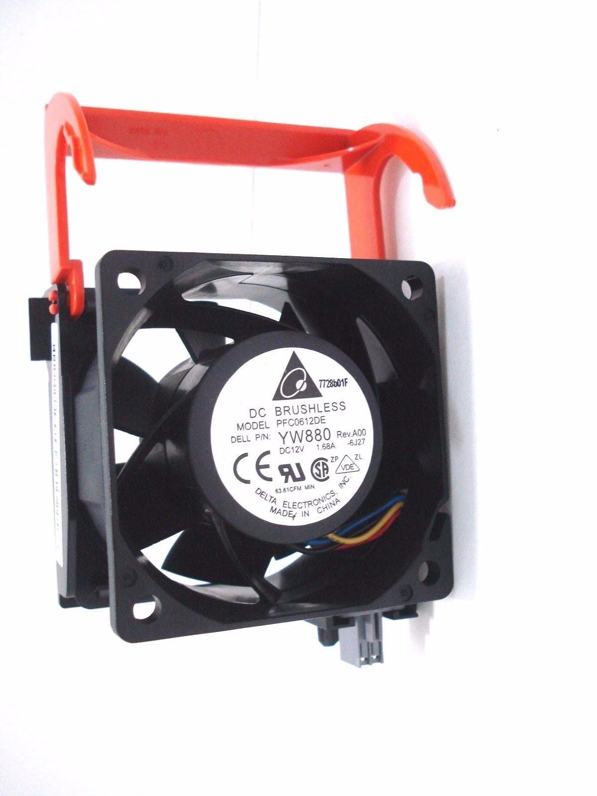 DELL POWEREDGE 2950 12V FAN Model PFC0612DE Dell P/N YW880 - Photo 1