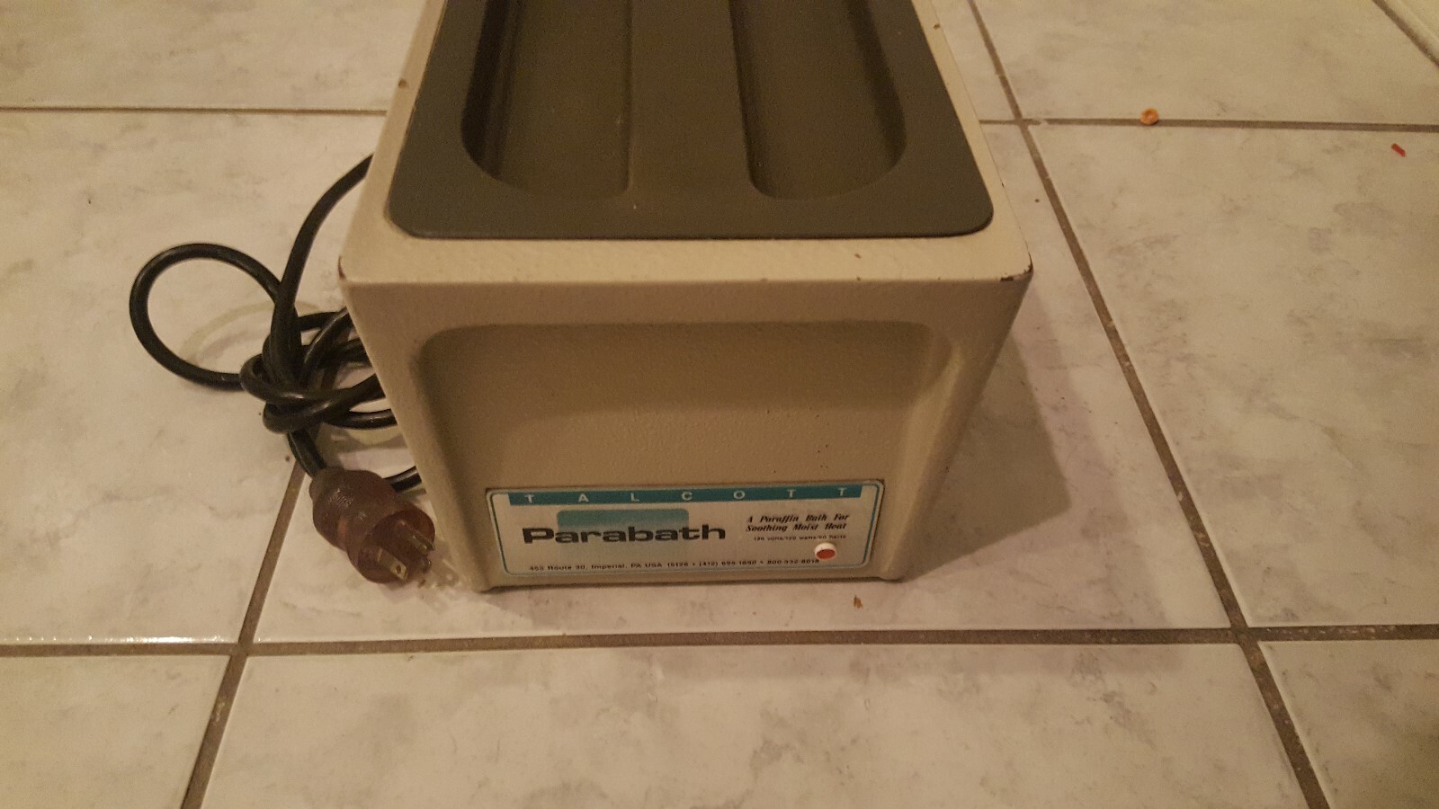 Hygenic Corp. Parabath Model 24050 Wax Heating Heat Therapy Paraffin Bath W/ Lid - Photo 1