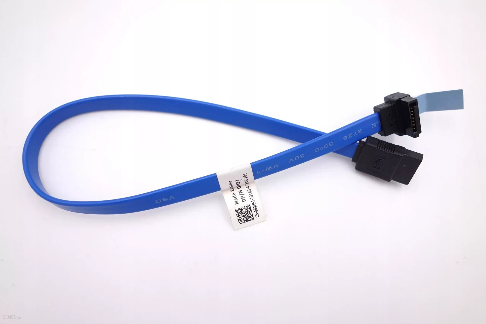 Dell 060MFJ 12 inch SATA Hard Drive Data Cable Right Angle - Photo 1