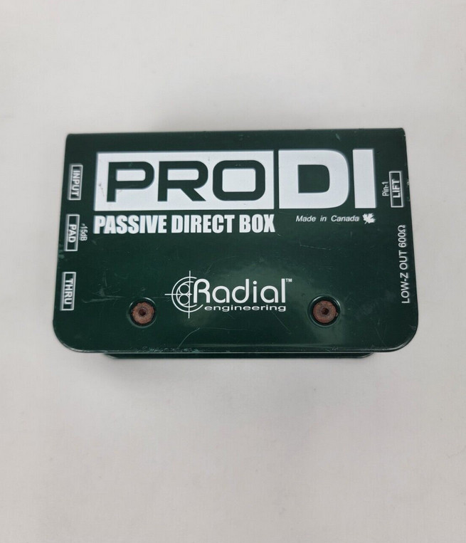 Radial Engineering ProDI Single Channel Compact Passive Stage Studio Direct Box - Photo 1