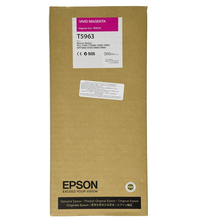 Epson T5963 Vivid Magenta Ink Stylus Pro 7900 9900 7890 9890 7700 - Photo 1