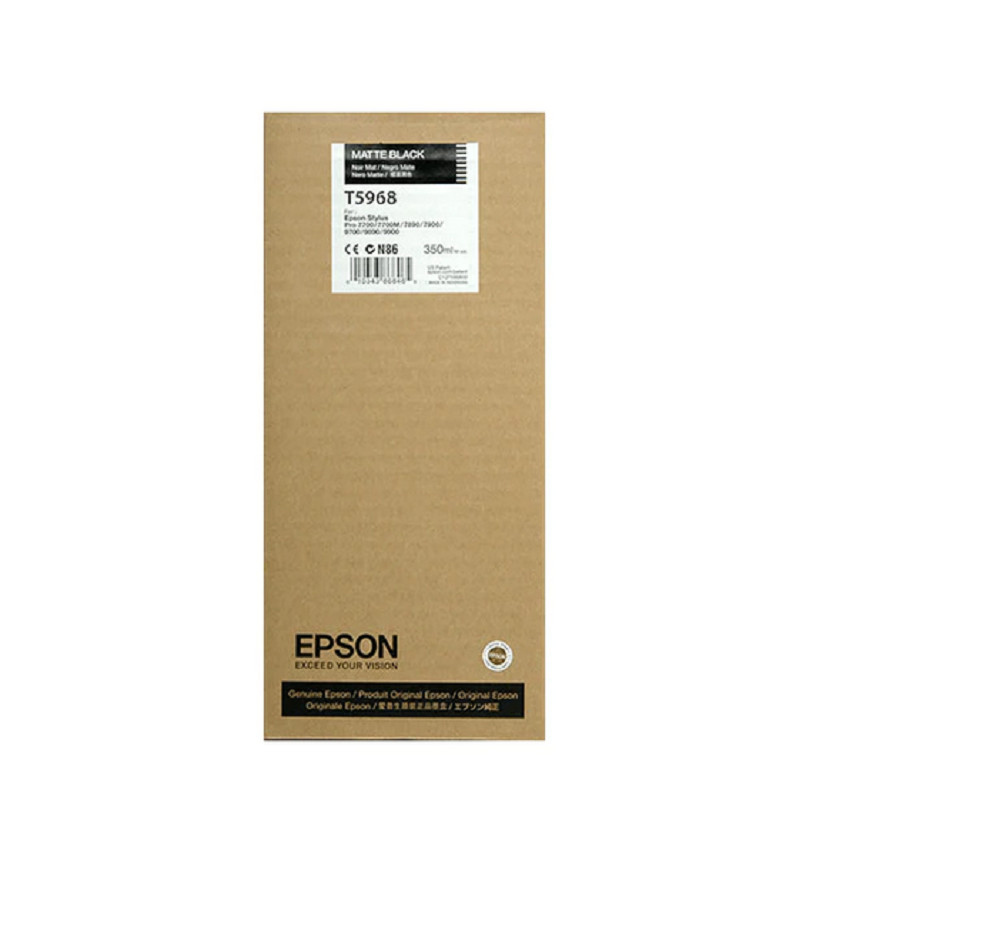 Epson T5968 350ml Matte Black Ink - Photo 1