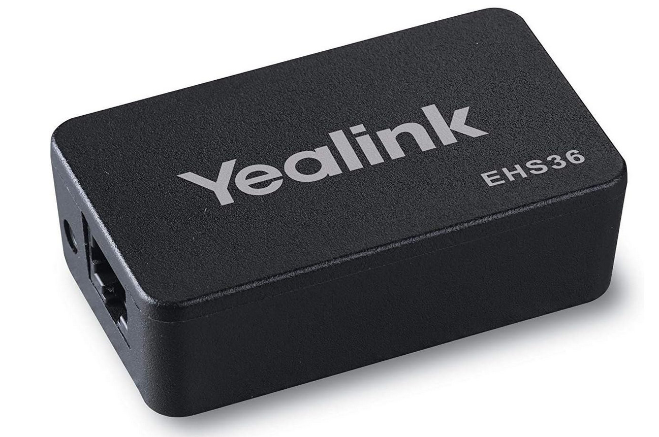Yealink EHS36 IP Phone Headset Adapter for Plantronics Jabra Sennheiser Wireless - Photo 1