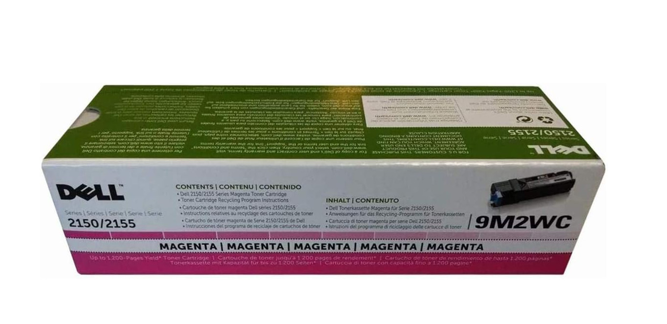 Dell 9M2WC Magenta Toner Cartridge 2150cdn 2150cn 2155cdn 2155cn - Photo 1