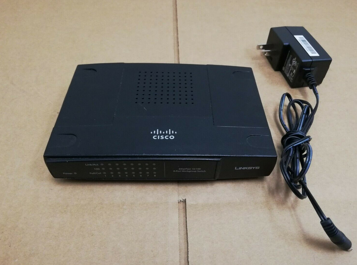 Linksys EZXS88W 10/100 8-Port Workgroup Switch - Photo 1
