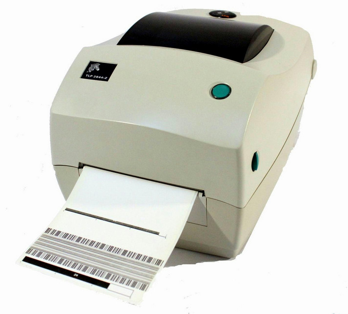 Zebra TLP 2844 Thermal Transfer Label Printer No AC Adapter - Photo 1