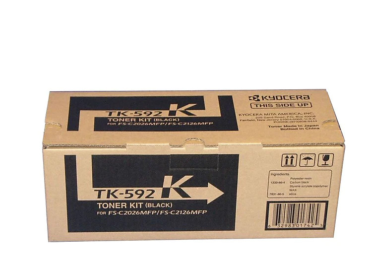 Kyocera TK-592 Black Standard Yield Toner Cartridge - Photo 1
