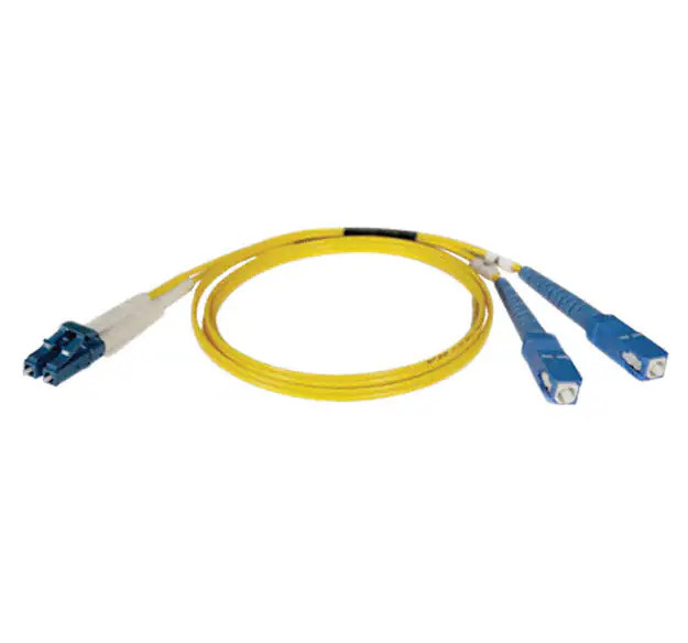 Tripp Lite 2M Duplex Singlemode 9/125 Fiber Optic Patch Cable LC/SC 6' 6ft 2 ... - Photo 1