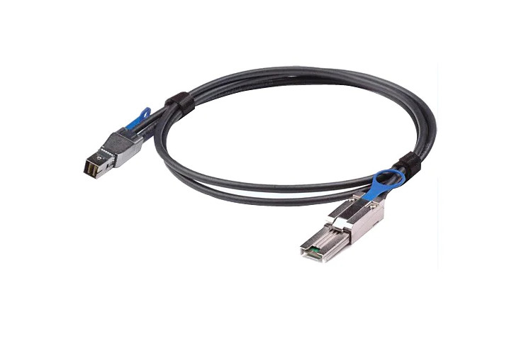 Dell 0N3YXY 2M External Serial Attached SCSI Cable S1200-02 Lot of 2 - Photo 1