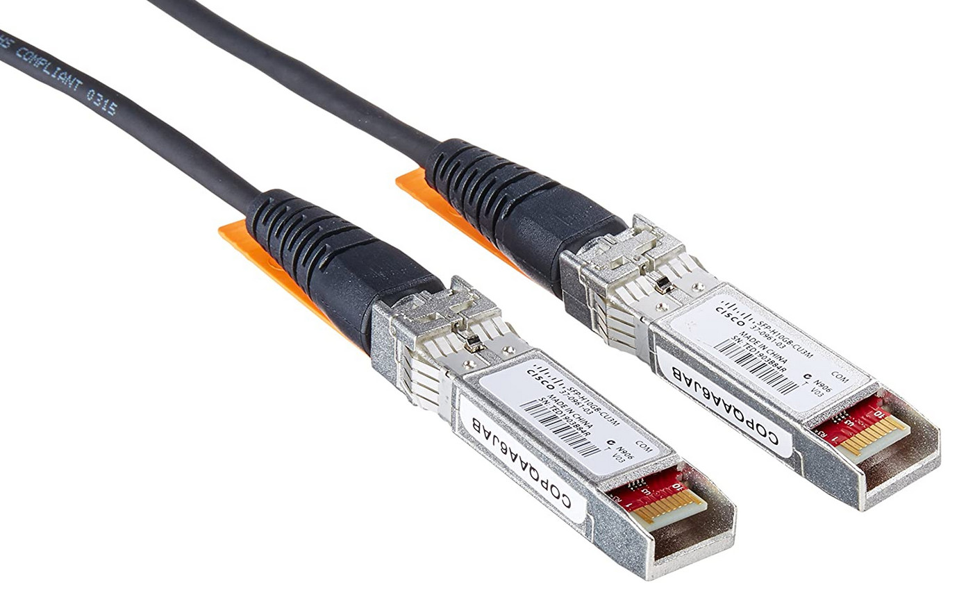 Cisco SFP-H10-GB-CU3M Direct Attach Passive Twinax Cable 3M Lot of 2 - Photo 1