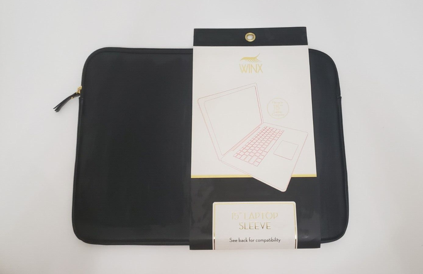 Winx Black 15 Inch Laptop Sleeve Fresh Feminine Design - Photo 1