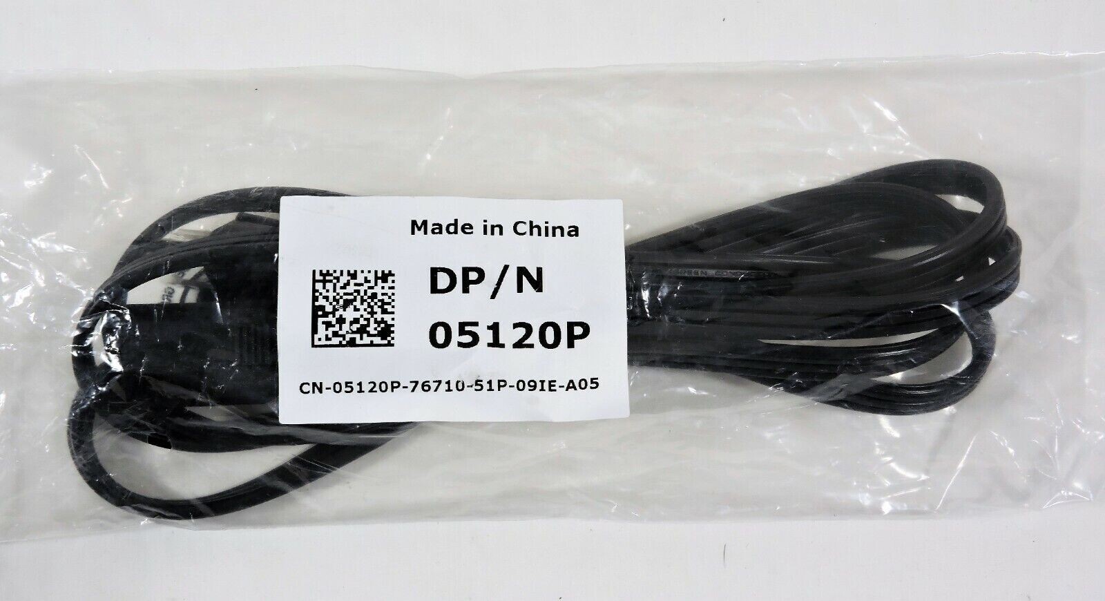DELL 05120P 6ft AC 3-Prong Computer PC AC Power Cord - Photo 1