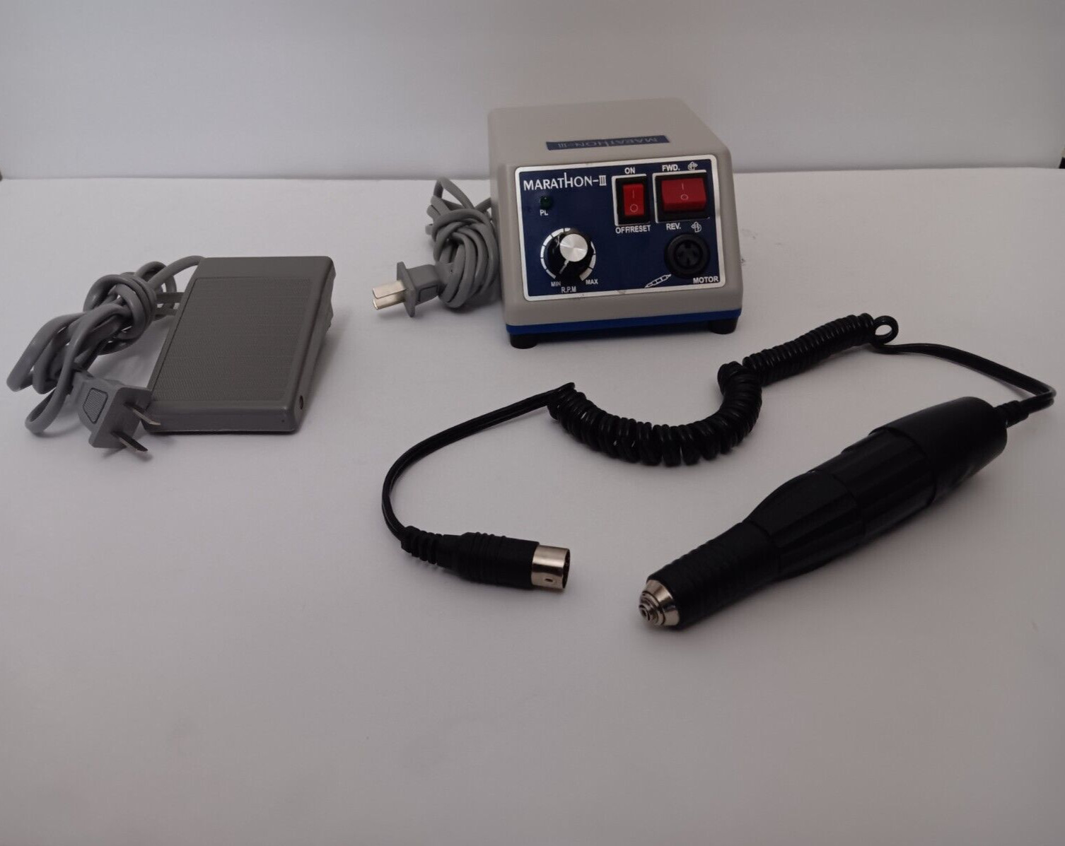Dental Lab MARATHON-III MICROMOTOR Electric 35K RPM Handpiece Polishing Tool - Photo 1