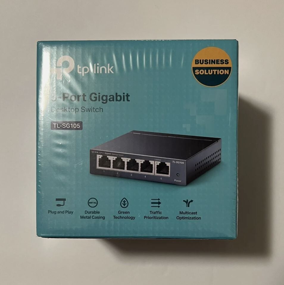 TP-Link TL-SG105 5-Port Gigabit Desktop Switch - Photo 1