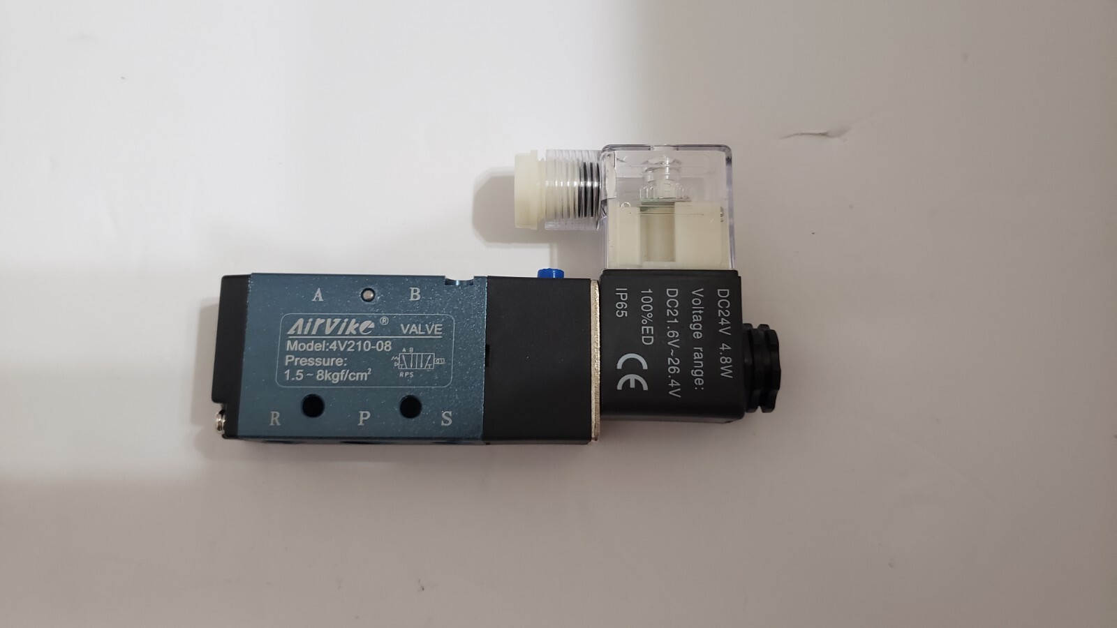 solenoid valve 4V210-08 12V two-position five-way AC220V switching valve DC24V - Photo 1